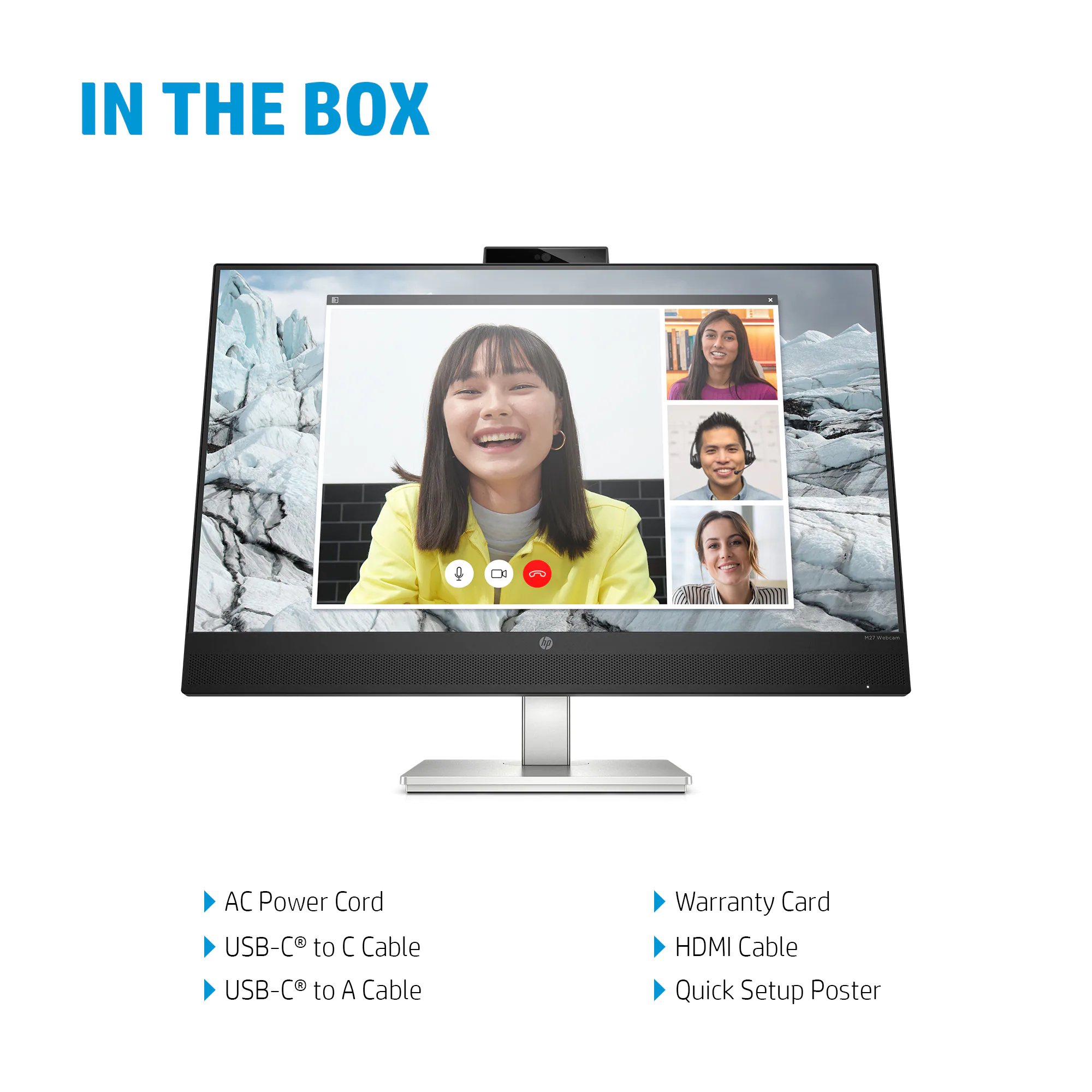 HP M27 WEBCAM IPS FHD MONITOR