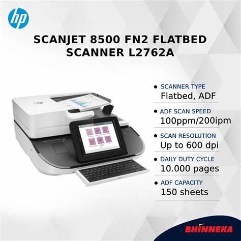 L2762A- HP DIGITAL SENDER FLOW 8500FN2 FLATBED SCANNER