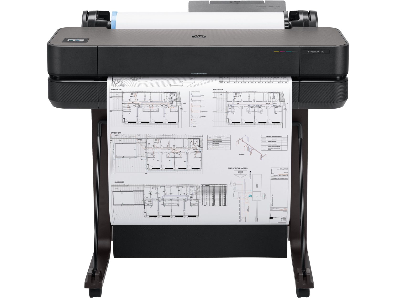 HP DesignJet T630 24-in Printer 2025 Edition, 5HB09D#B1K